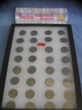 Large collection of US state quarters