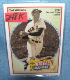 Ted Williams Baseball card