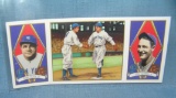 Babe Ruth and Lou Gehrig all star baseball card