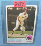 Brooks Robinson all star baseball card