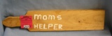 Mom's helper child's punishment paddle