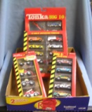 Box full of vintage Tonka cars and trucks