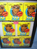 Group of vintage Alf unopened packs of collector cards