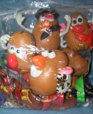 Large bag of Mr. Potato Head toys
