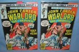 Pair of John Carter Warlord of Mars comic books