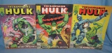 The Rampaging Hulk issue numbers 1, 2 and 3
