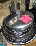 Group of quality estate pots and pans