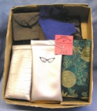 Vintage eye glass cases, pouches and more
