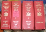 Set of 4 criminal jury instruction law books