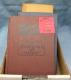 Box of antique books