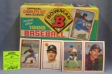 Box full of 1989 Bowmen Baseball cards