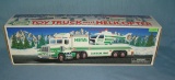 Vintage HESS toy truck and helicopter
