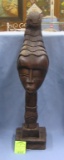 Large hand carved African princess figure