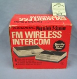 FM wireless intercom system with original box