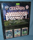 NY Yankees World Series champions wall plaque