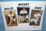 Mickey Mantle, Willie Mays & Duke Snider photo