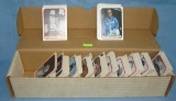 Box full of 1981 minor league rookie baseball cards