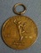 Early YMCA gold plated award medal