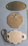 Group of vintage dog tags