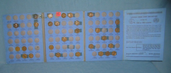 Early Lincoln wheat back penny collection