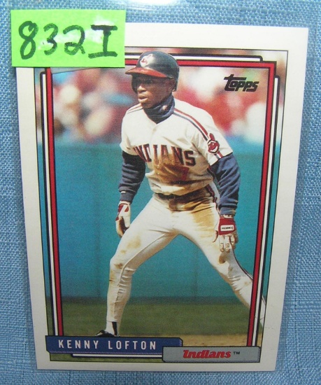 Kenny Lofton rookie baseball card