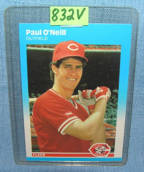 Paul O'Neill rookie baseball card