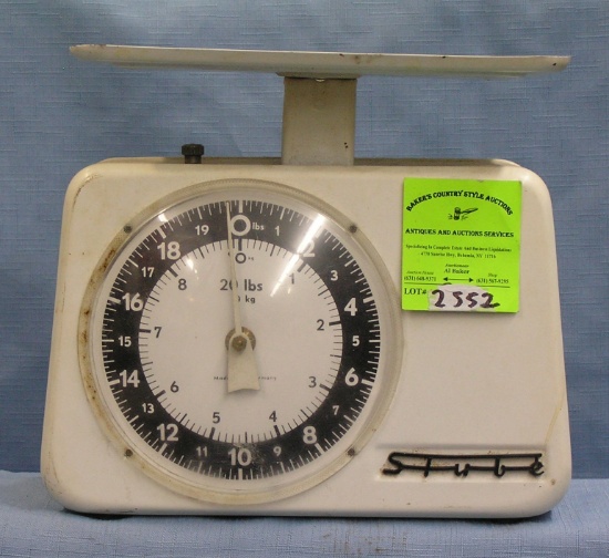 Vintage 20 pound scale made in Germany