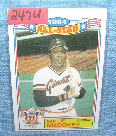 Willie McCovey Baseball card