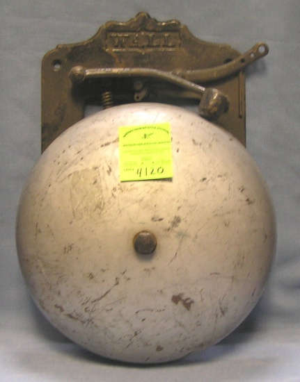 Antique Wall fire house call bell