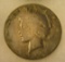 1922 Lady Liberty Peace silver dollar in poor condition