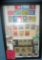 Collection of world postage stamps