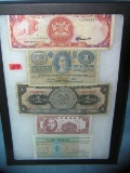 Collection of vintage world currency