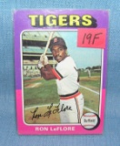 Vintage 1975 Topps Ron Leflore rookie baseball card