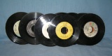 Group of vintage 45 RPM records