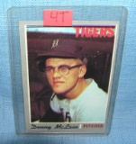Denny McLain all star baseball card