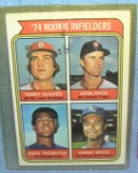 Frank White all star rookie infielders baseball card