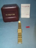 Wittnauer Swiss made gold toned gentleman's wrist watch