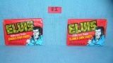 Pair of Elvis Presley unopened collector card packs