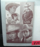 Vintage western stars penny arcade exhibit cards