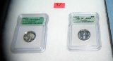 Pair of limited edition silver US state quarters