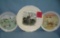 Group of decorative plates includes Steubenware
