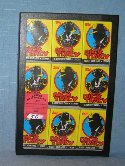 Dick Tracy unopened non sport card packs