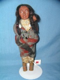 Native American Indian Skookum 11 inch squaw doll