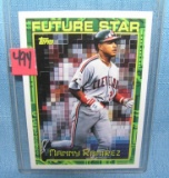 Manny Ramirez rookie Baseball card
