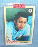 Vintage Tony Perez all star baseball card