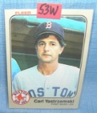 Vintage Carl Yastrzemski Fleer baseball card