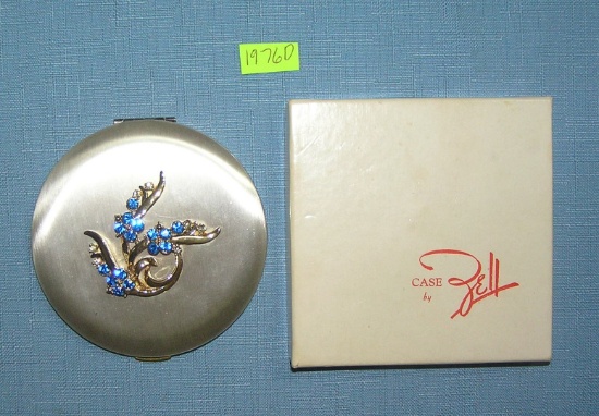 Great early decorated makeup compact by Zell