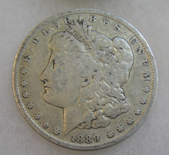 1889-O Morgan silver dollar in good condition