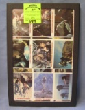 Complete set of 36 early Star Wars cards