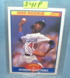 Vintage Ramon Martinez rookie baseball card
